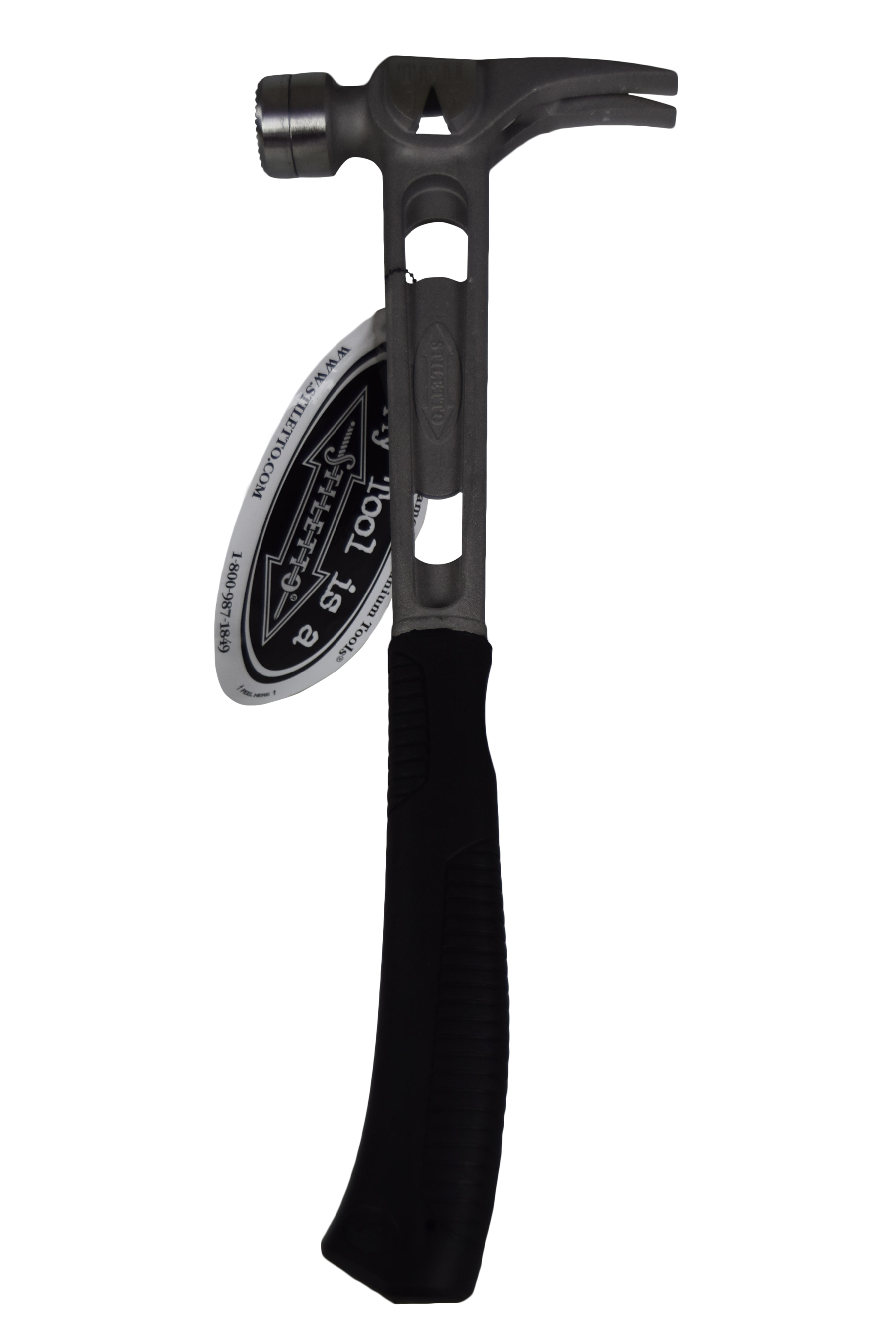 Stiletto TB15MC TiBone 15 Ounce Replaceable Titanium MilledFace Hammer